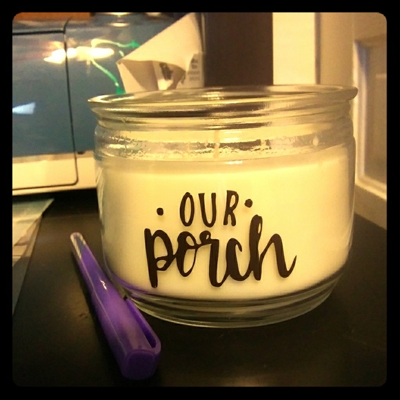 Monogrammed candles - Picture 1 of 6